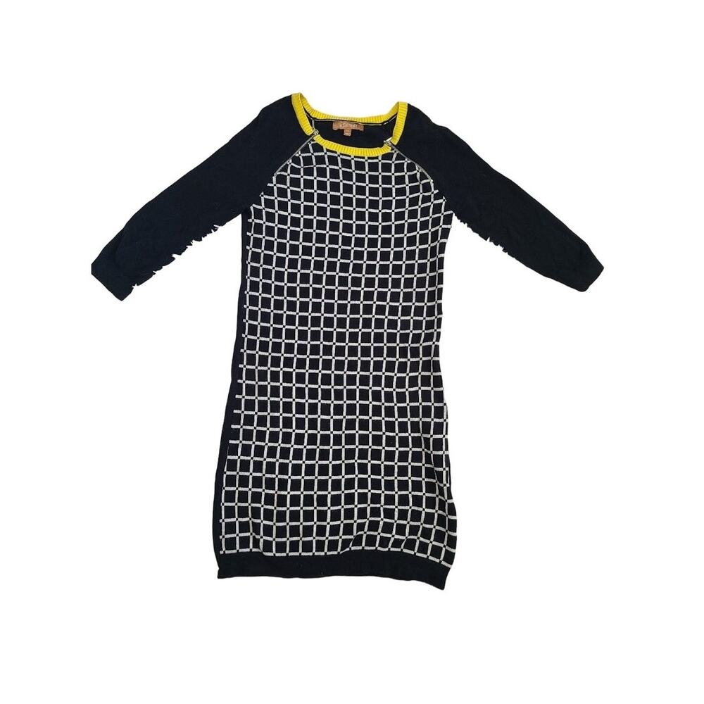 Ellen Tracy Black And White Sweater Dress XS‎ - Picture 13 of 13